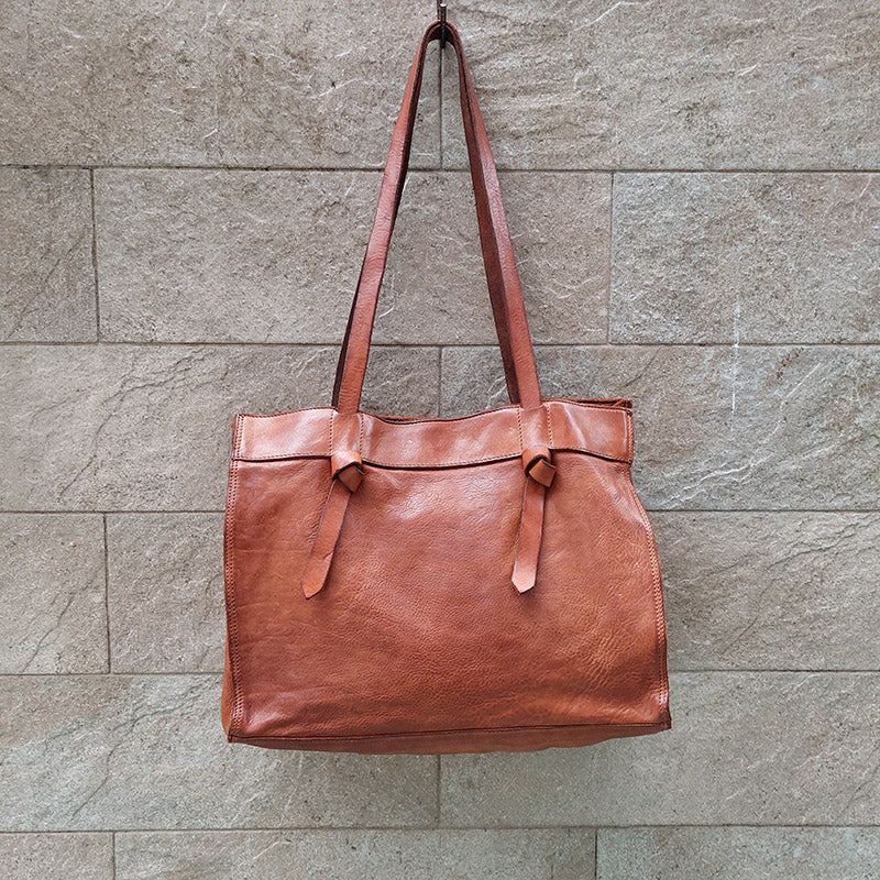 Campomaggi/Cognac Tote Bag