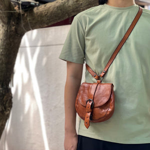 Campomaggi/Cognac Small Shoulder Bag