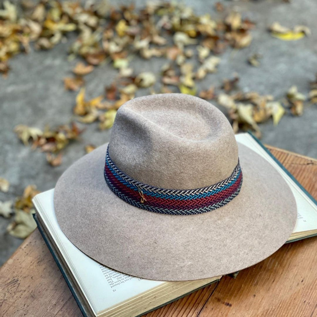 Doria/Camel Wool Felt Lady Hat(Size:59)