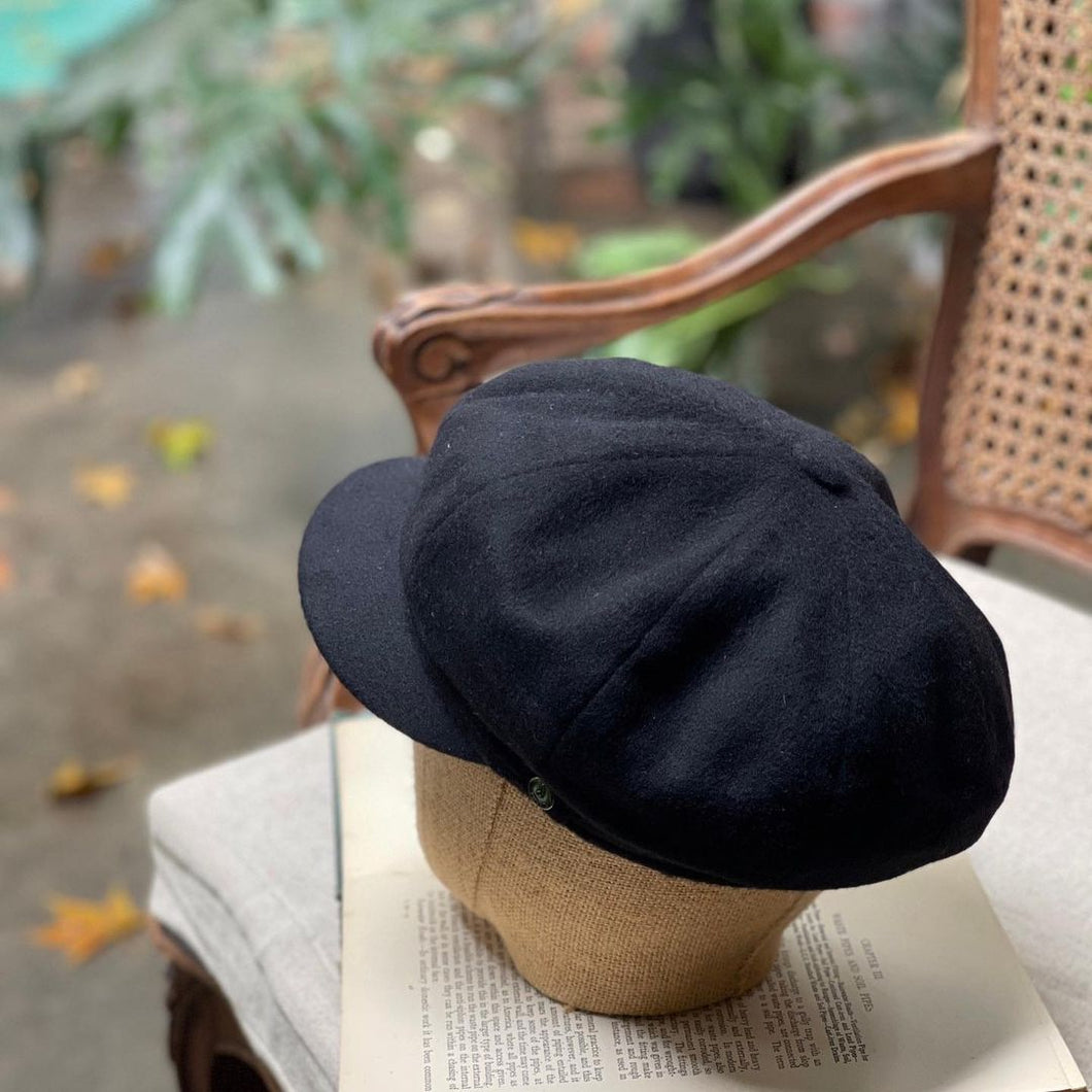 Doria/Black Wool Sailor Cap