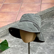 Load image into Gallery viewer, Doria/Military Green Quilted Hat