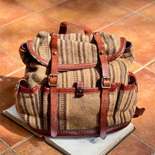 Load image into Gallery viewer, Campomaggi/Woven Wool Backpack