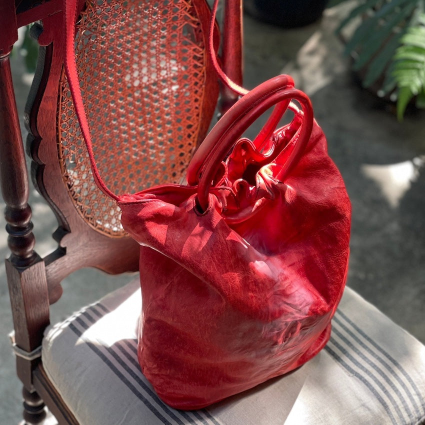 Numero 10/Red Tie-dye handbag