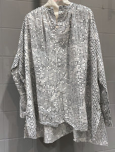 H+ by Hannoh Wessel/Shirt with dots print(French Size: 38)