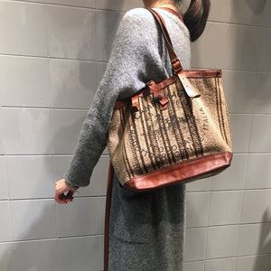 Campomaggi/Woven Wool Tote Bag