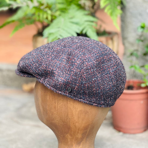 Doria/Black Check Flat Cap - OBEIOBEI