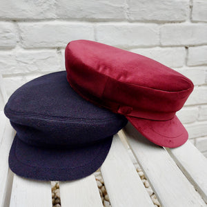 Borsalino/Dark Navy Sailor Cap - OBEIOBEI