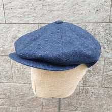 Load image into Gallery viewer, Doria/Navy Newsboy Cap - OBEIOBEI