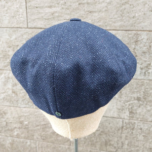 Doria/Navy Newsboy Cap - OBEIOBEI