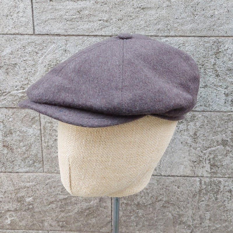 Borsalino Brown Wool Newsboy cap OBEIOBEI