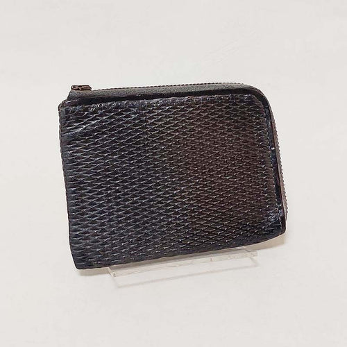 Reptile's House/Black Leather Wallet - OBEIOBEI