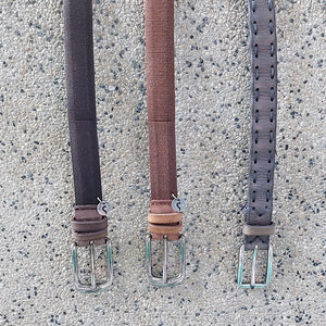 Martinica/Dark Brown Leather Belt - OBEIOBEI