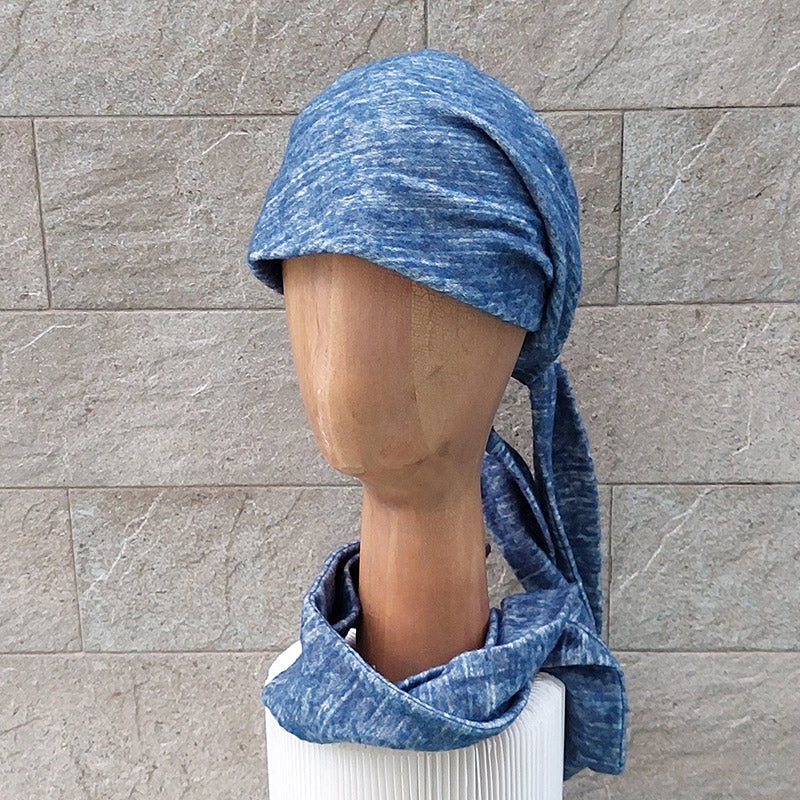 義大利Gi N Gi/Blue babushka hat - OBEIOBEI