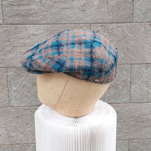 Doria/Blue beige flat cap - OBEIOBEI