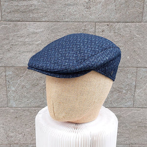 Doria/Navy Flat Cap - OBEIOBEI