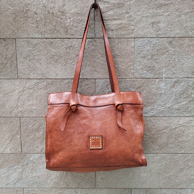 Campomaggi/Cognac Tote Bag