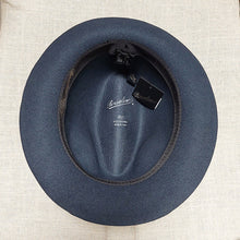 Load image into Gallery viewer, Borsalino/Blue Grey Felt Hat(Small brim) - OBEIOBEI