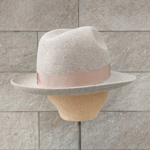 Borsalino/Camel fedora hat(Wild brim) - OBEIOBEI