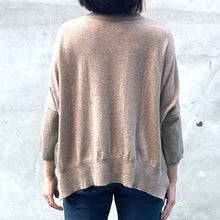 Load image into Gallery viewer, Cross over neck cashmere sweater - OBEIOBEI