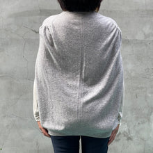 Load image into Gallery viewer, Cashmere sleeveless top-Light Grey Melange - OBEIOBEI