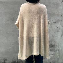 Load image into Gallery viewer, Cashmere poncho-Light Yellow - OBEIOBEI